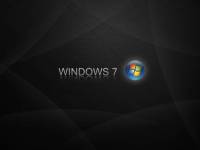 Обои, Windows, Windows 7 черный