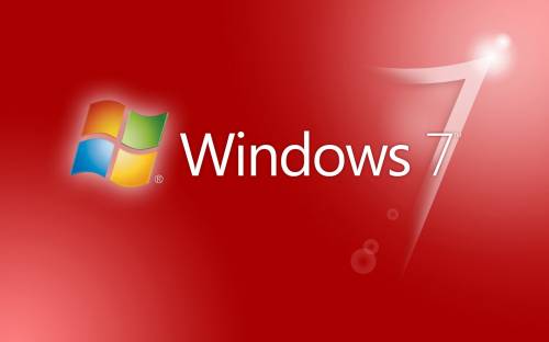 Windows 7 красный